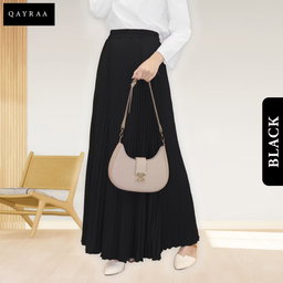 Qayraa Pleated Skirt