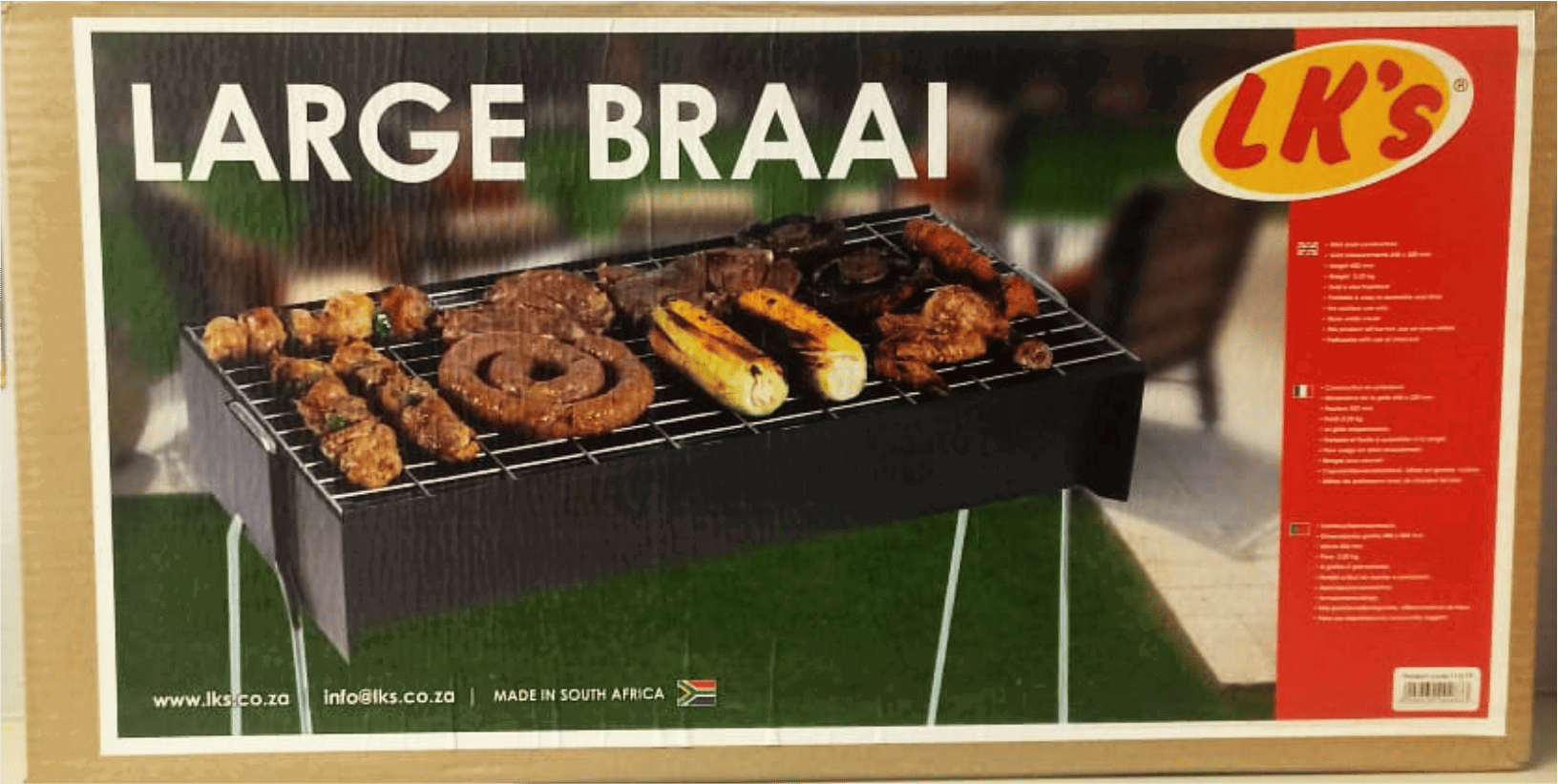 LK's Large Braai 59cm x 30cm_0