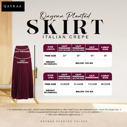 Qayraa Pleated Skirt Khaki