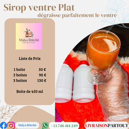 Sirop ventre Plat