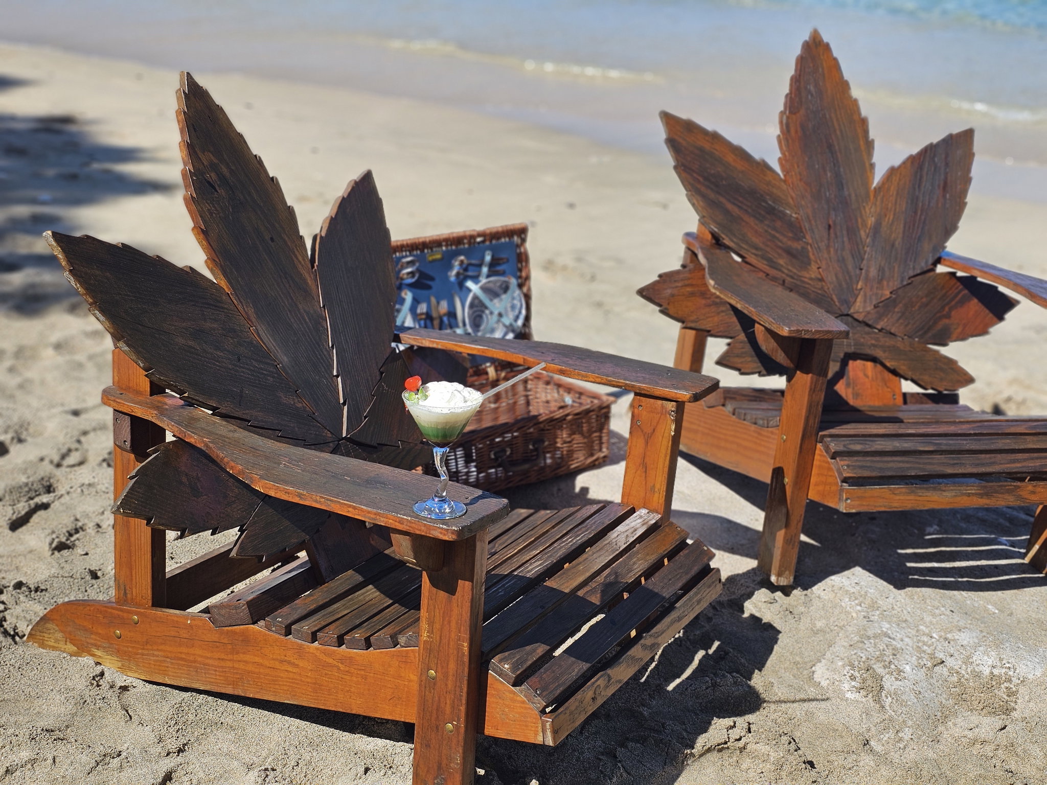  Private Hike & Cannabis Infused Vintage Beach Picnic Hamper_0