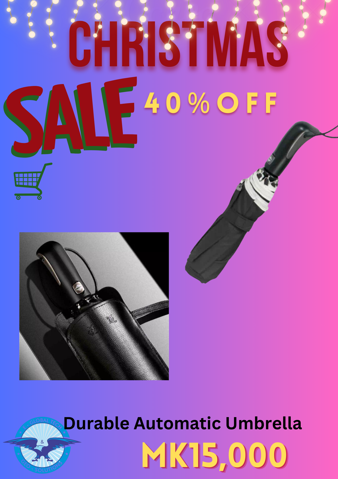 High Quality Automatic CLOSE-OPEN Umbrella