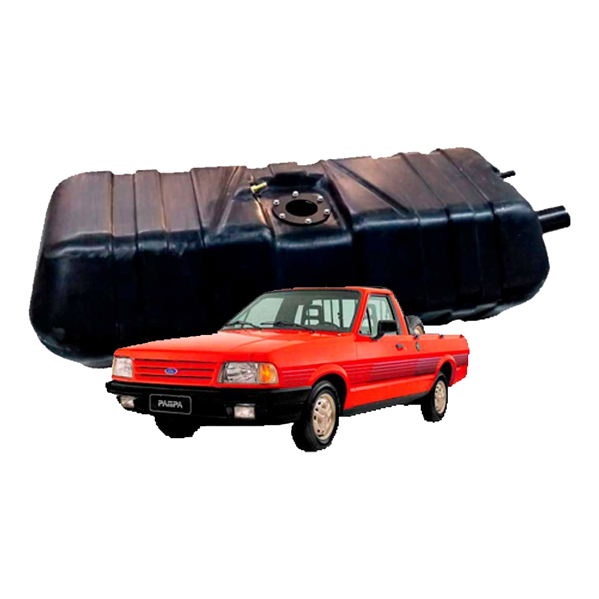 Tanque de Combustível de Plástico Ford Pampa 1.6/1.8 4×2 83/94 – 72 Litros_3