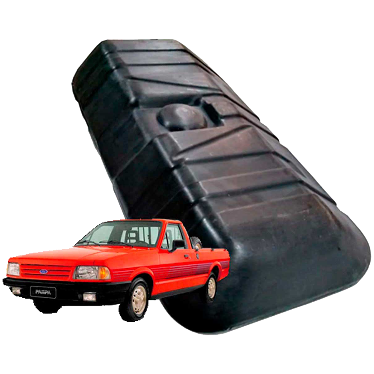 Tanque de Combustível de Plástico Ford Pampa 1.6/1.8 4×2 83/94 – 72 Litros_2