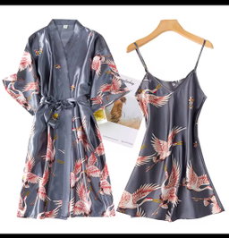 2 PCS NIGHT DRESS RAYON