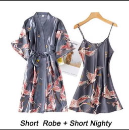 2 PCS NIGHT DRESS RAYON