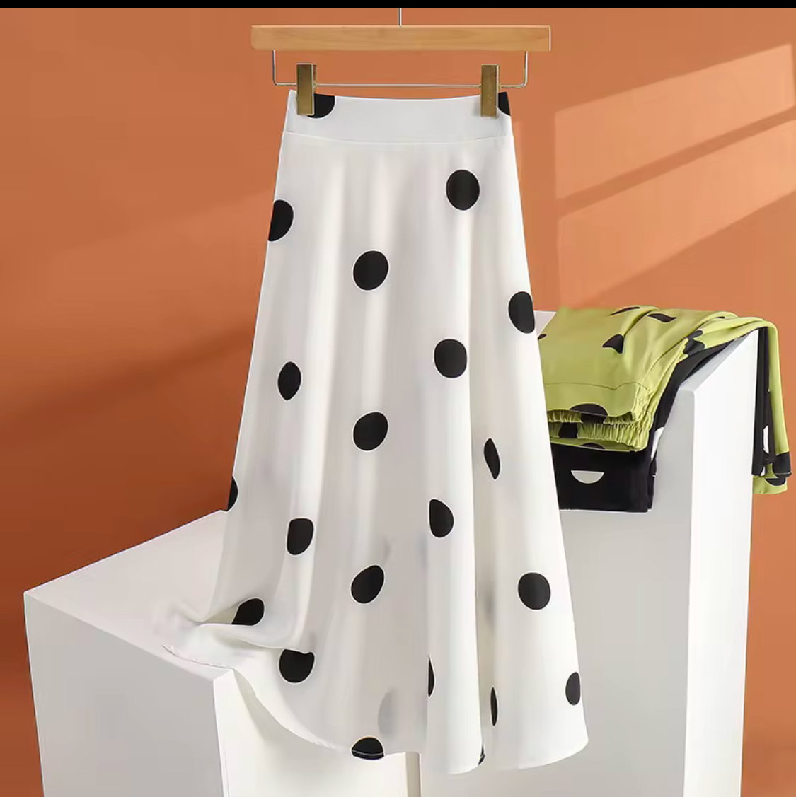 HEPBURN A-LINE UMBRELLA SKIRT POLKA DOT_4