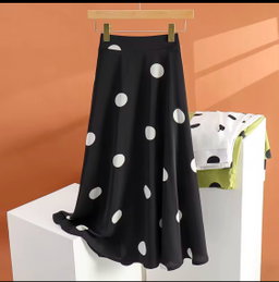 HEPBURN A-LINE UMBRELLA SKIRT POLKA DOT