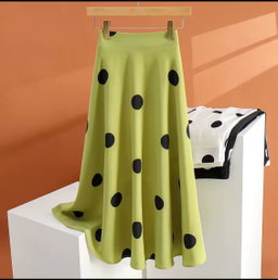 HEPBURN A-LINE UMBRELLA SKIRT POLKA DOT