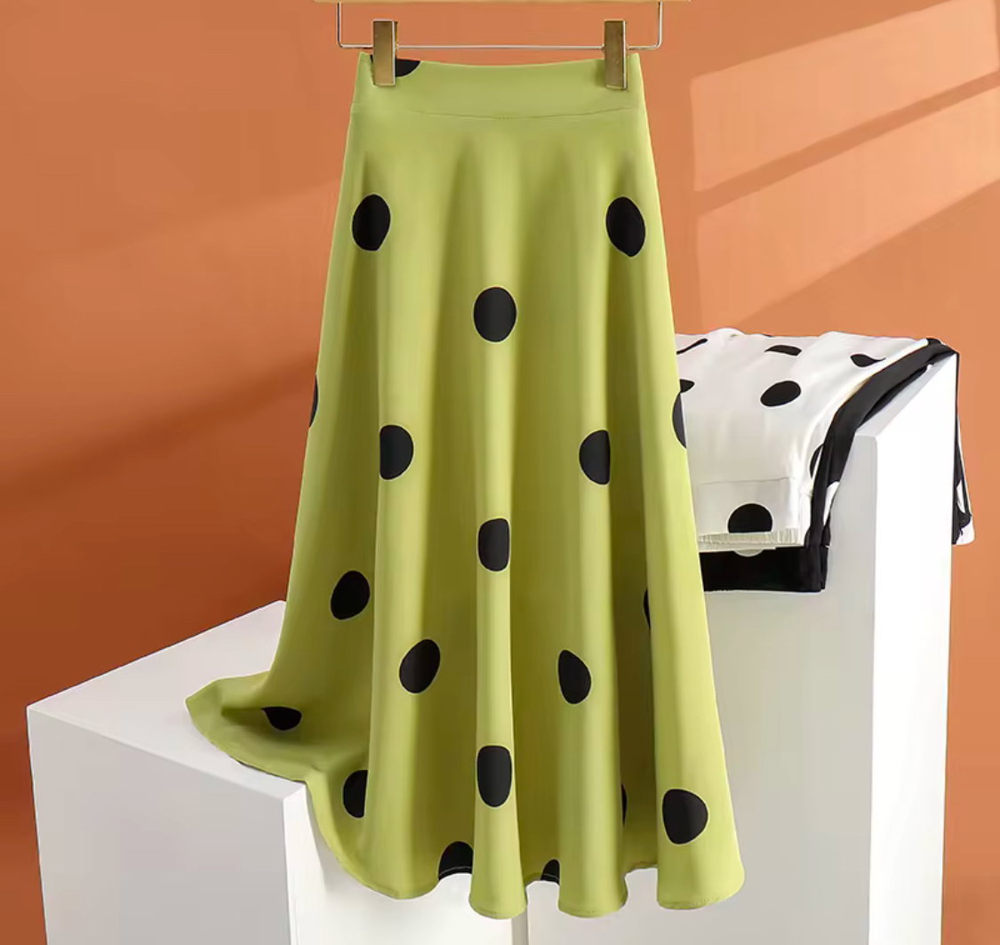 HEPBURN A-LINE UMBRELLA SKIRT POLKA DOT_3