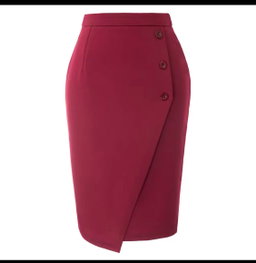 HIGH WAIST SPLIT BODYCON PENCIL SKIRT