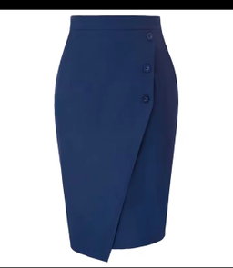 HIGH WAIST SPLIT BODYCON PENCIL SKIRT