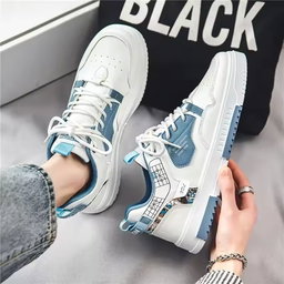 2024 Fashion Men Casual Platform Sneakes LaceUp