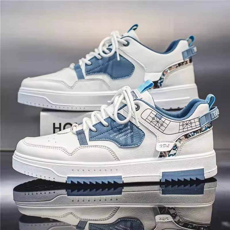 2024 Fashion Men Casual Platform Sneakes LaceUp