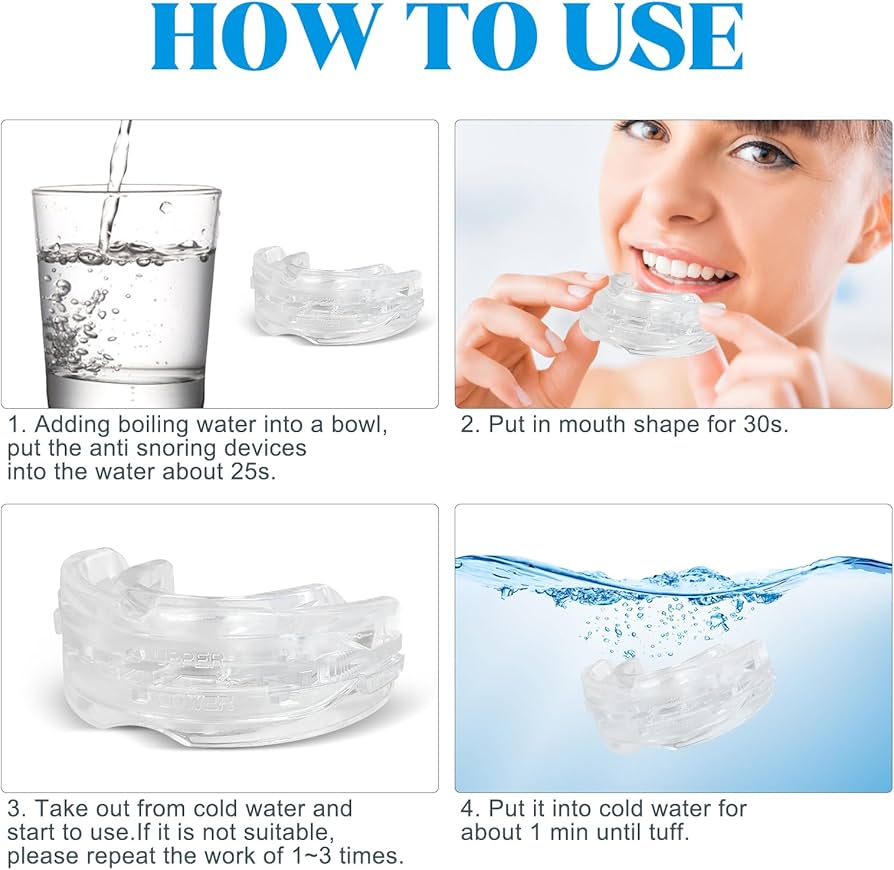 DAJILI Anti Snore Devices, Stop Snoring Devices, Anti-Snoring Anti-Molar Silicone Braces Dental Tray, Adjustable Anti-Snoring Mouth Guard for Better Sleep, Effective Snore Stopper for Men/Women_4