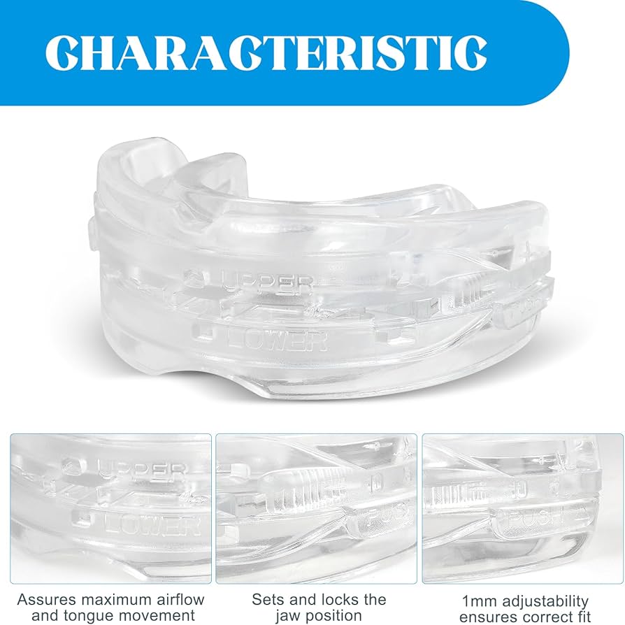 DAJILI Anti Snore Devices, Stop Snoring Devices, Anti-Snoring Anti-Molar Silicone Braces Dental Tray, Adjustable Anti-Snoring Mouth Guard for Better Sleep, Effective Snore Stopper for Men/Women_2