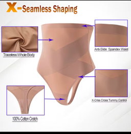 THONG SHAPER TUMMY CONTROL GIRDLE BUTT LIFTER