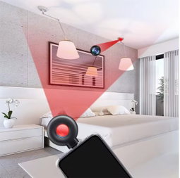 Détecteur de caméra anti-franche Portable USB Hôtel Infrarouge Anti-surveillance Anti-sneak Shooting Détecteur de caméra pour contrôle de sécurité