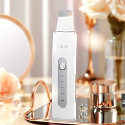 Épurateur de Peau, ANLAN 4 en 1 Ultrasonique Épurateur Visage, Appareil de Nettoyage du Visage et anti Point Noir pour Soin Peau