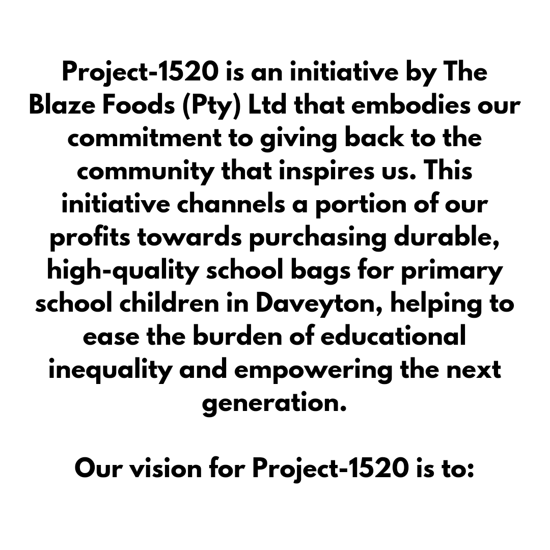 Project-1520 Charity Initiative by The Blaze Foods_2