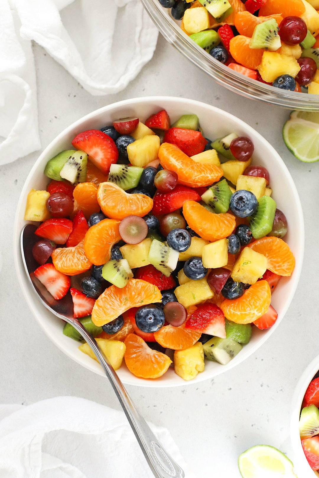 Mixed Fruits Salad with sprouts and vegtables