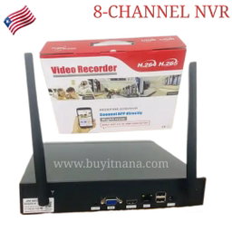 WIRELESS NETWORK 8 CHANNEL VIDEO RECORDED