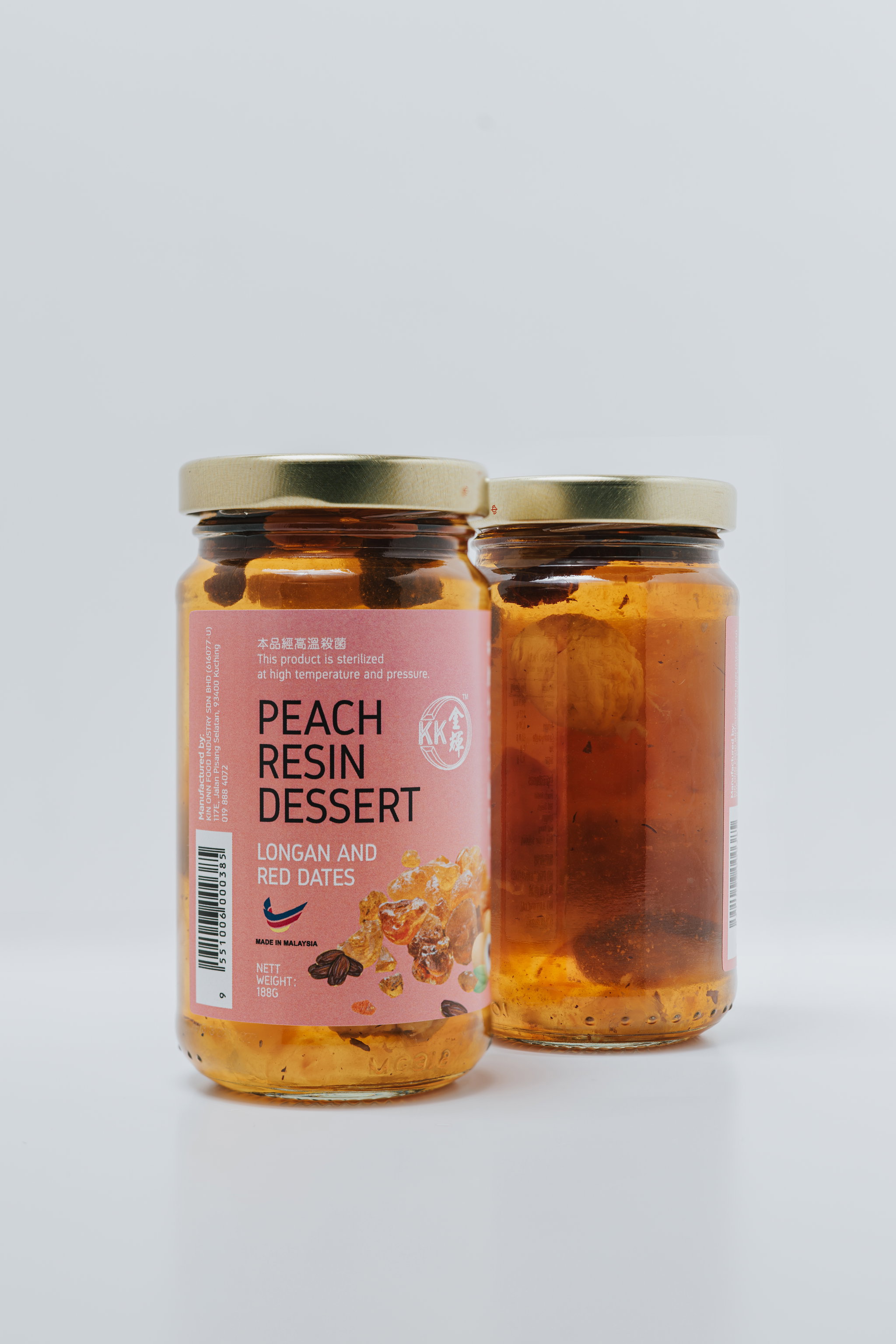 Peach Resin Dessert with Longan & Red Dates (188g)_0