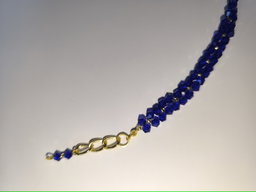Bicone Crystal Bracelet Dark Blue 