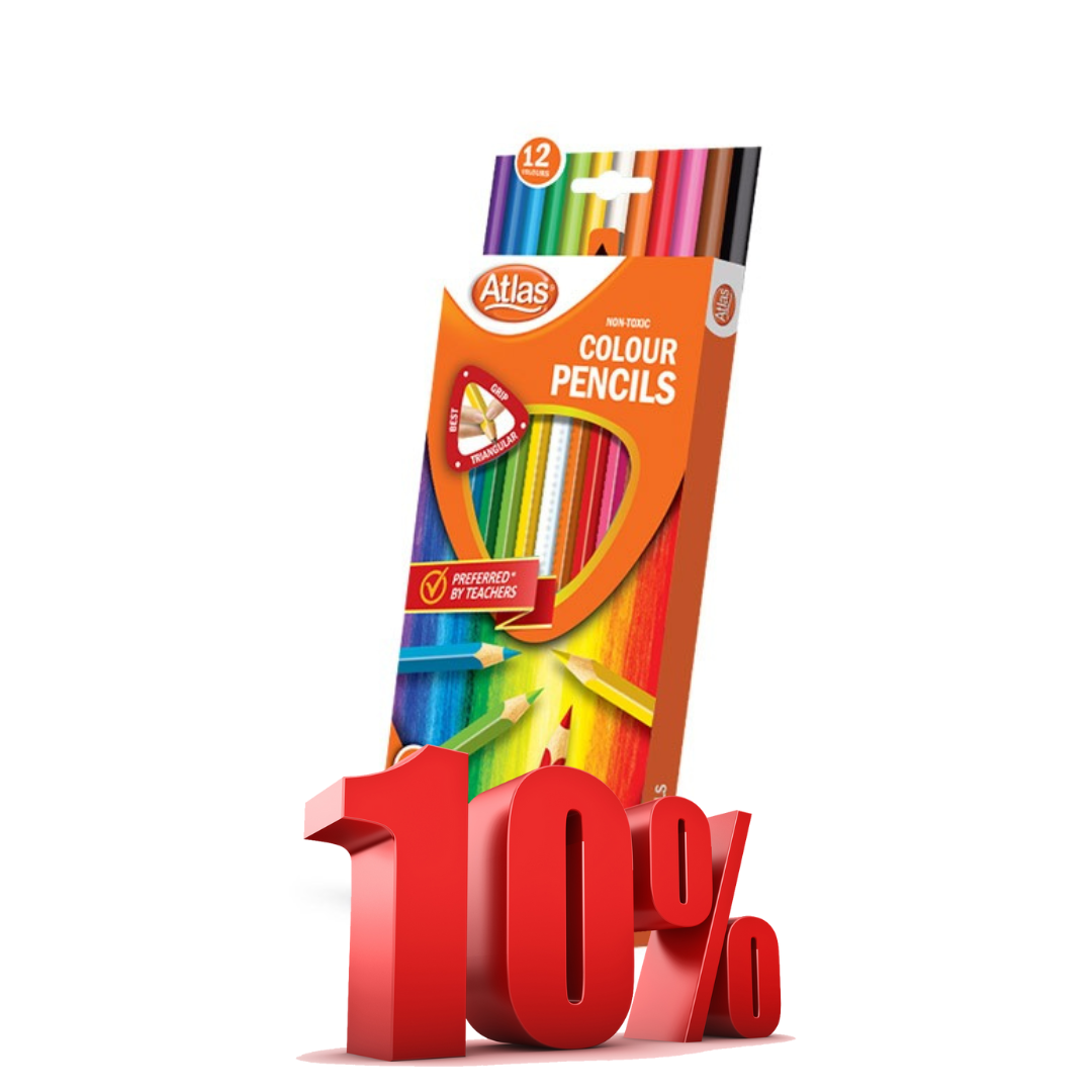 Atlas Colour pencil 12 Colours