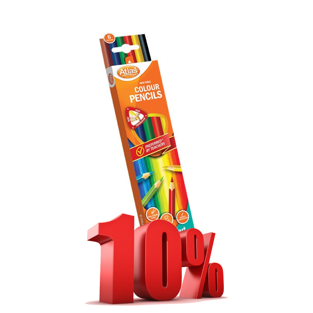 Atlas Colour pencil 6 Colours