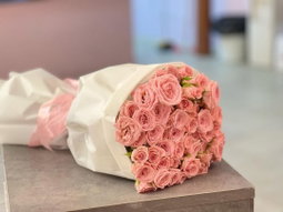 Baby rose pink bouquet / باقة ورد بيبي روز