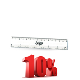 Atlas lmo Ruler 6″ Precise(Medium)