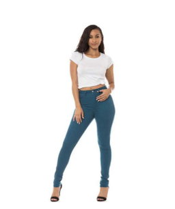 Lady body shaper skinny jeans