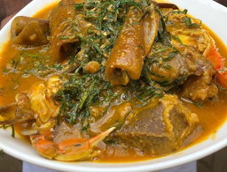 4 portions of Ukazi soup in 1 litre of plastic container