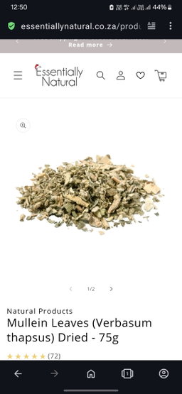 Mullein Leaves (Verbasum thapsus) Dried