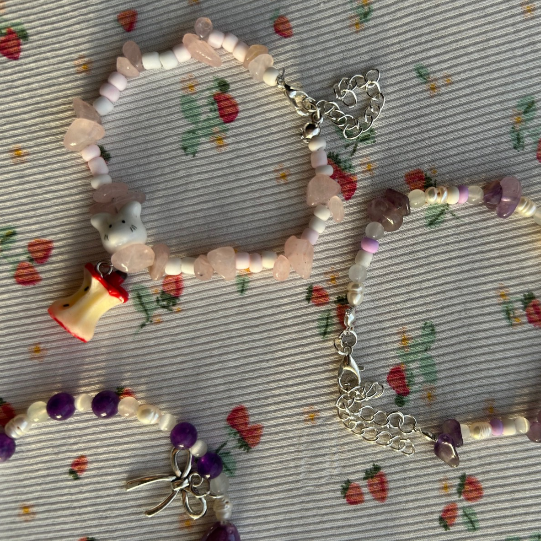 Handmade bracelet (rose quartz/amethyst)_7