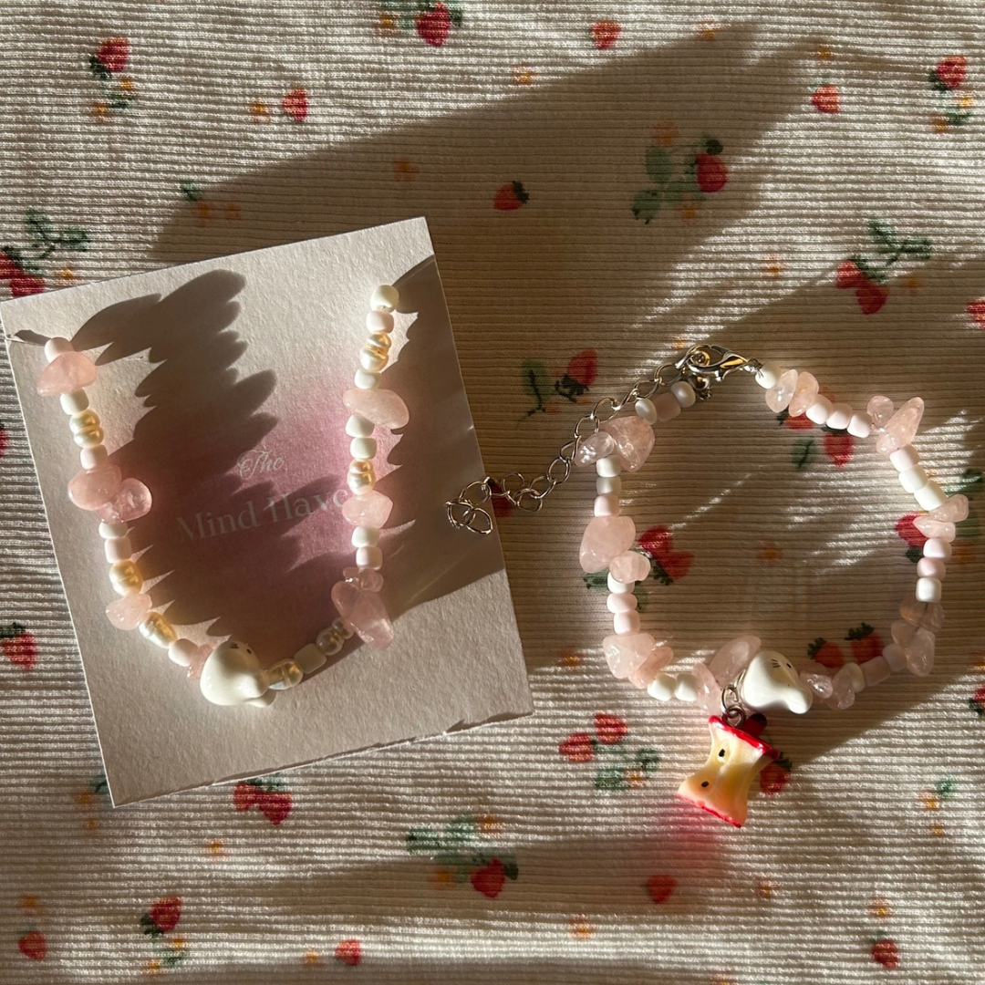 Handmade bracelet (rose quartz/amethyst)_5