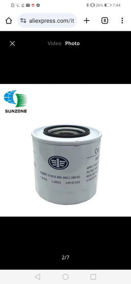 Oil filter for Compressor 
