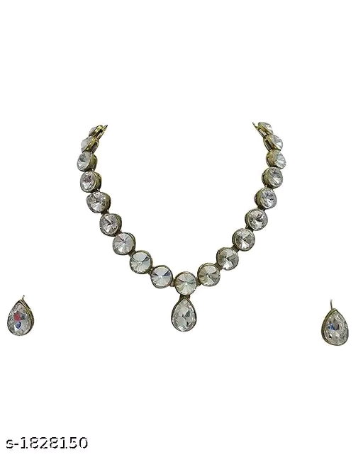 Handicraft Women Alloy Gold Plated Jewellery Set_2
