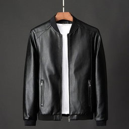 Blouson en cuir PU homme