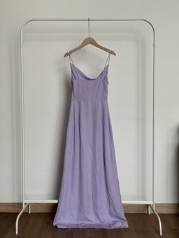 Premium Quality Satin Cowl Neck Maxi Dress