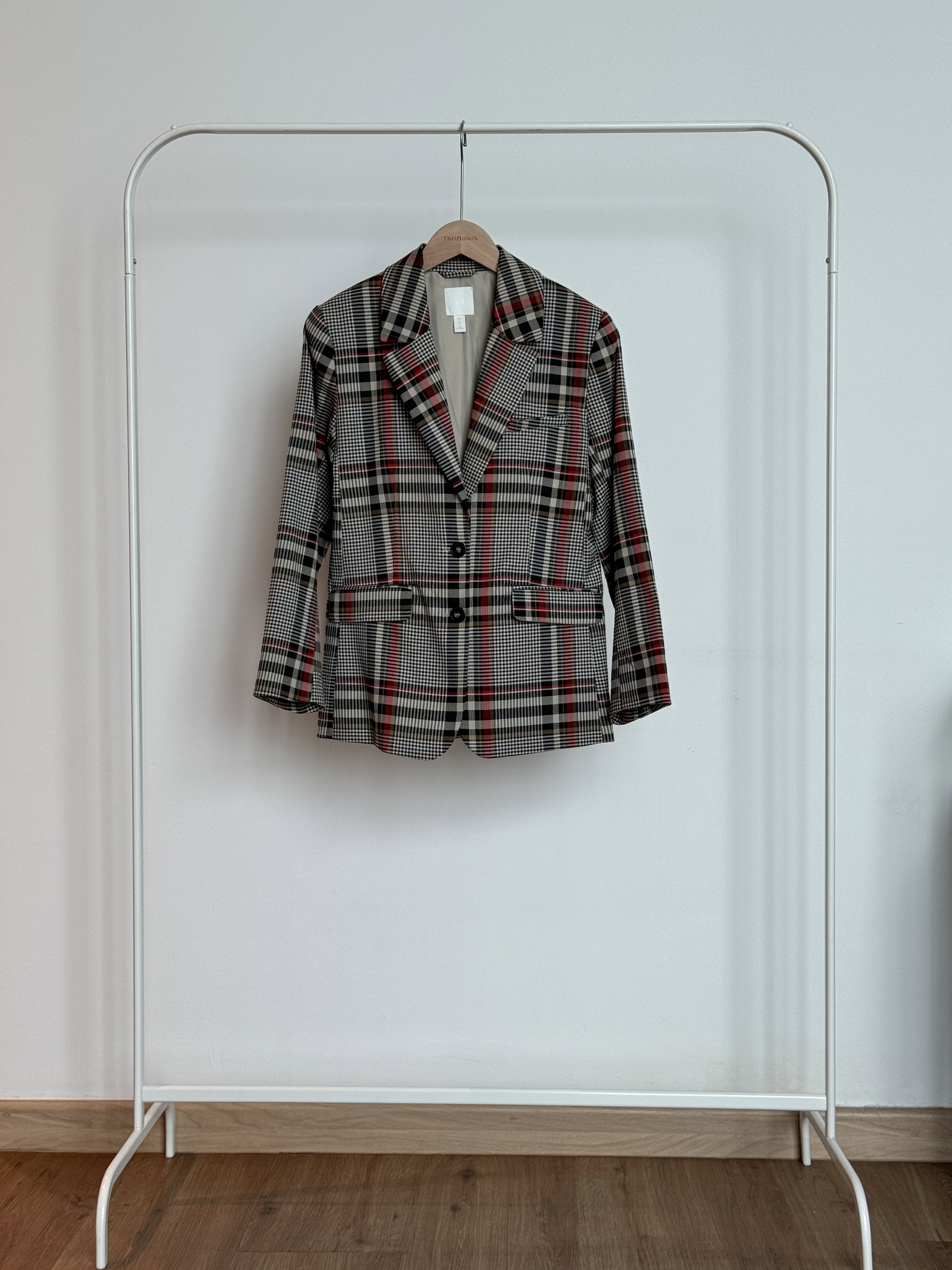 H&M Plaid Jacket_0