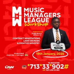 Dail *713*33*902# - Music Management Workshop - Jan. 2025