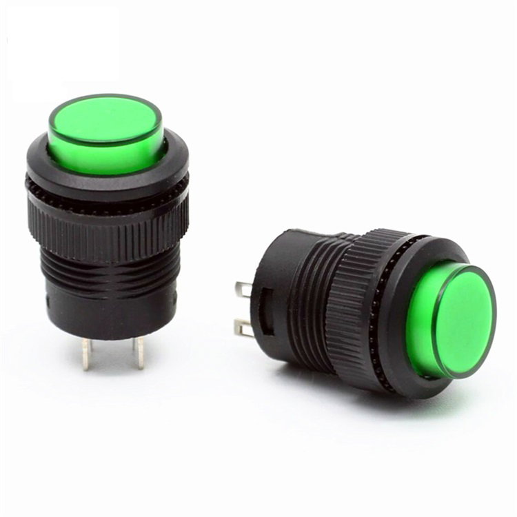 Push on button 16mm mini
