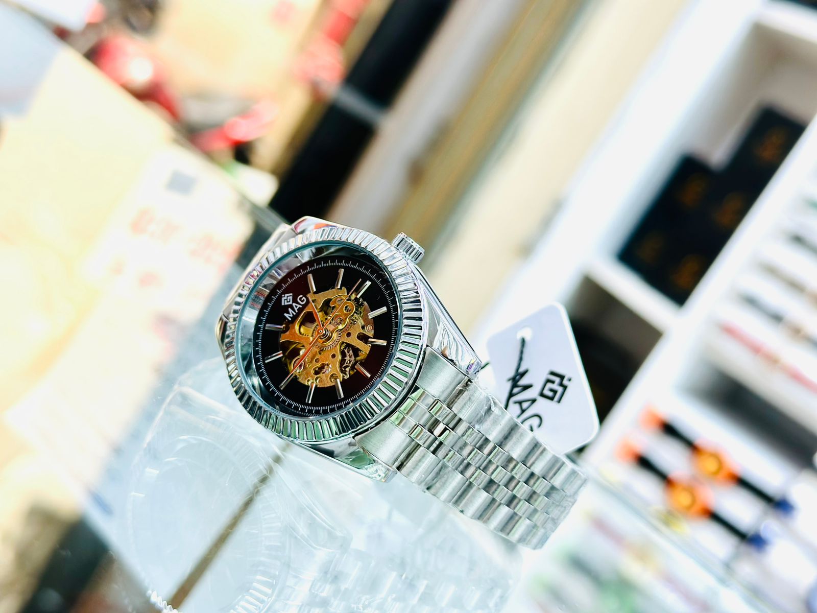 Montre mécanique à  remontage Manuel avec Squelette Transparent Style Vintage - MAG_7