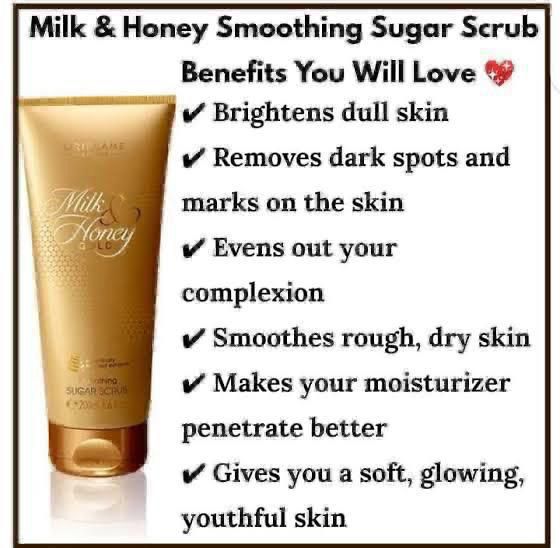 Milk and honey gold body scrub_0