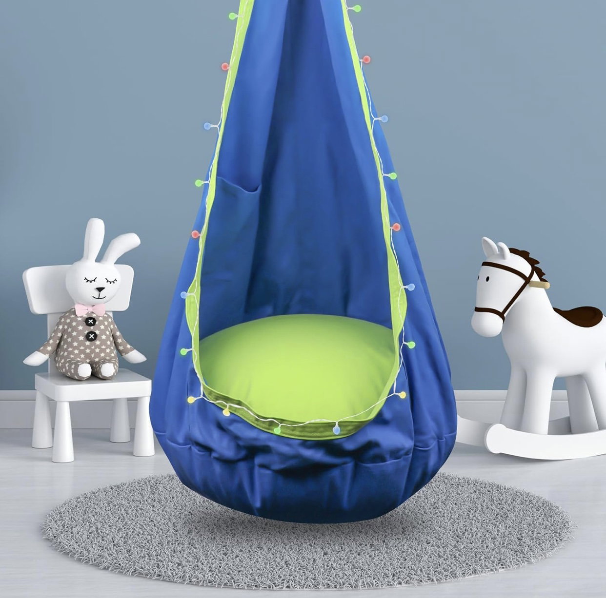 Sensory Pod swing with Led Lights - Nylon_1