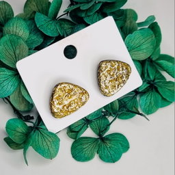 Black & Gold elegant stud