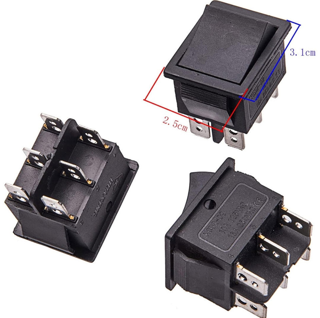 Accelerator switch (push on)