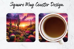 Customized Square Cup Coasters